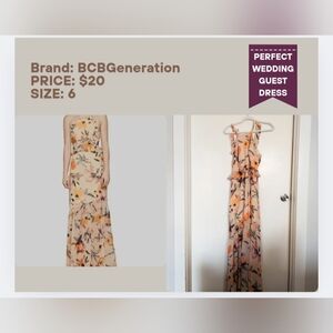 BCBGeneration Floral Maxi Dress